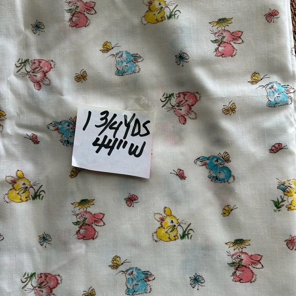Colorful Easter Egg and Floral Fabric Bundle